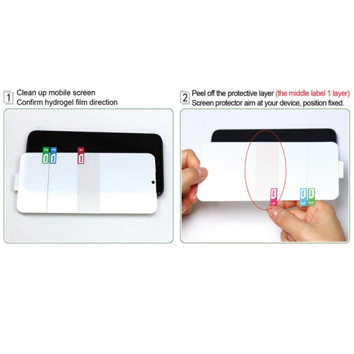 2 uds IMAK 0,15mm Protector de pantalla completa curvado película de hidrogel Protector frontal