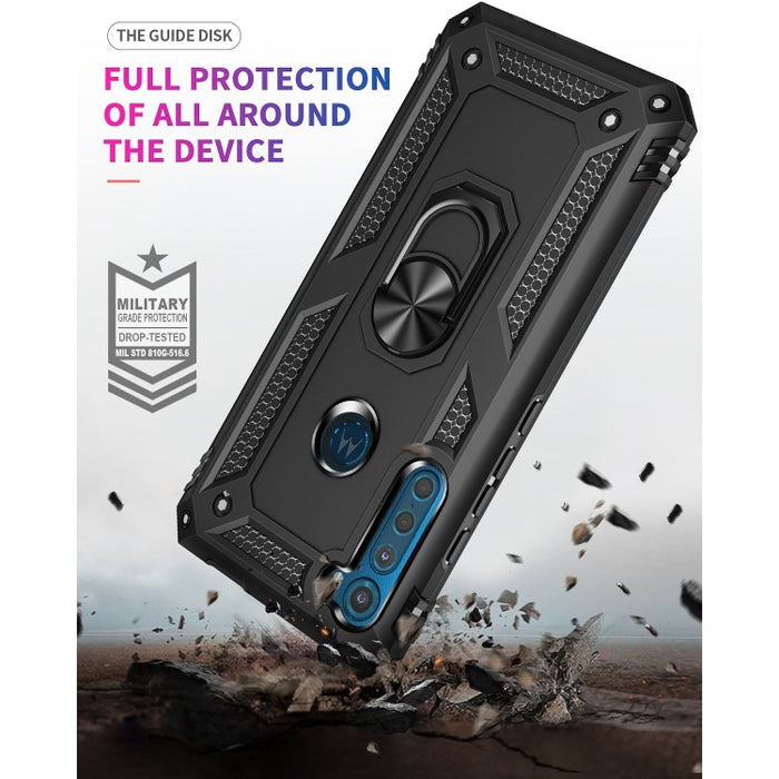 Funda protectora de TPU + PC a prueba de golpes con soporte giratorio de 360 grados, For Galaxy A52 5G / 4G, For Motorola Moto One Fusion Plus, For Xiaomi Mi 10T Pro 5G, For Huawei P Smart 2021