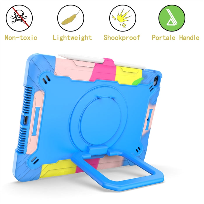 Contraste de color Robot a prueba de golpes Silicona + Caja de PC con soporte para pulsera