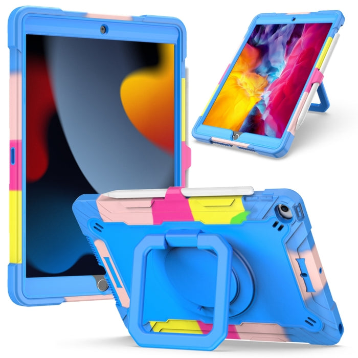 Contraste de color Robot a prueba de golpes Silicona + Caja de PC con soporte para pulsera