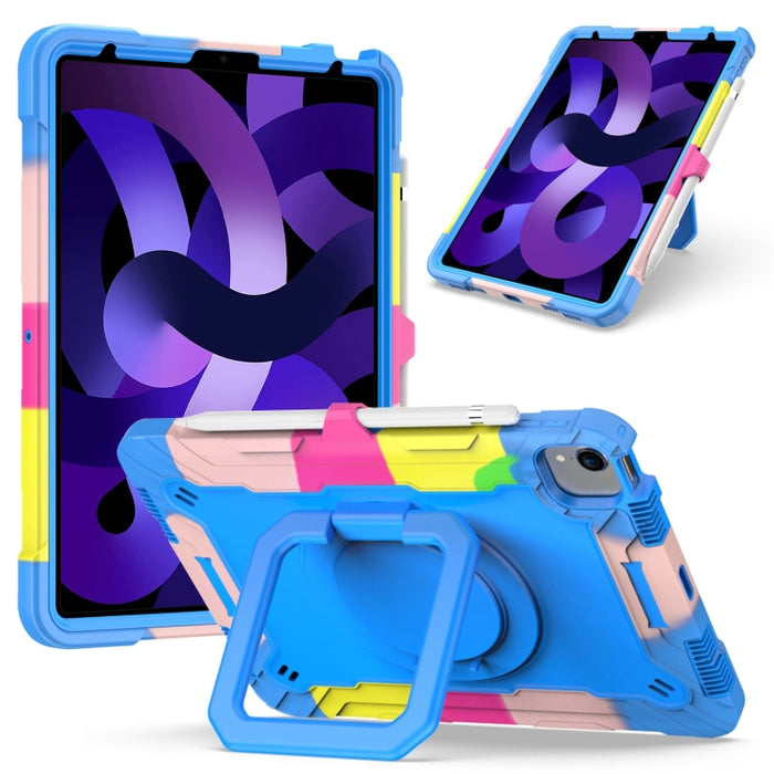 Contraste de color Robot a prueba de golpes Silicona + Caja de PC con soporte para pulsera