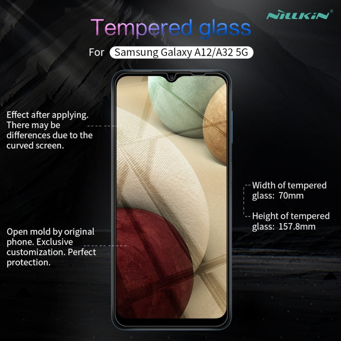 NILLKIN H Película de vidrio templado a prueba de explosiones, For Samsung Galaxy A12 & A32 5G, For Xiaomi Redmi Note 9 5G