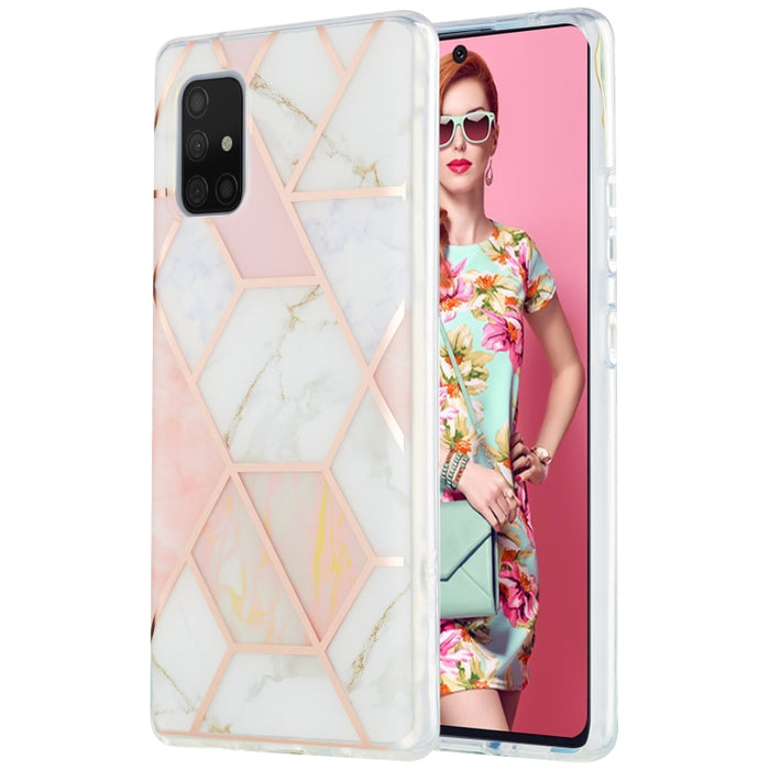 Estuche protector de TPU con patrón de mármol de galvanoplastia 3D, For Xiaomi Redmi Note 9S / 9 Pro / 9 Pro Max, For Samsung Galaxy A42 5G, For Samsung Galaxy A51 5G, For Samsung Galaxy A71 5G, For Samsung Galaxy M31, For Samsung Galaxy S20           ...
