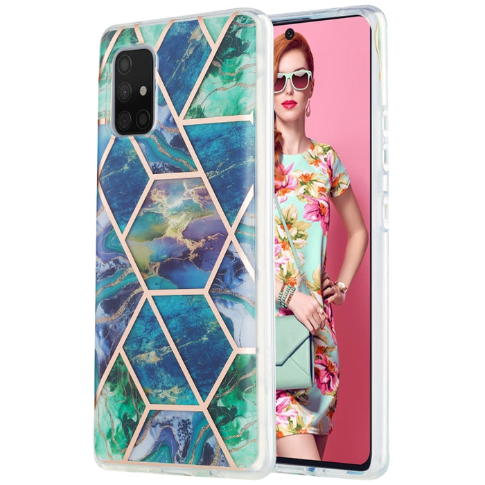 Estuche protector de TPU con patrón de mármol de galvanoplastia 3D, For Xiaomi Redmi Note 9S / 9 Pro / 9 Pro Max, For Samsung Galaxy A42 5G, For Samsung Galaxy A51 5G, For Samsung Galaxy A71 5G, For Samsung Galaxy M31, For Samsung Galaxy S20           ...