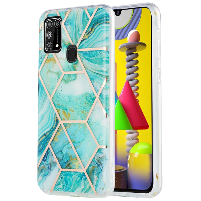 Estuche protector de TPU con patrón de mármol de galvanoplastia 3D, For Xiaomi Redmi Note 9S / 9 Pro / 9 Pro Max, For Samsung Galaxy A42 5G, For Samsung Galaxy A51 5G, For Samsung Galaxy A71 5G, For Samsung Galaxy M31, For Samsung Galaxy S20           ...