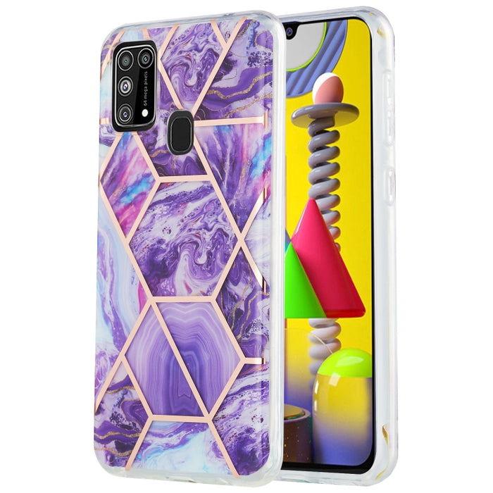 Estuche protector de TPU con patrón de mármol de galvanoplastia 3D, For Xiaomi Redmi Note 9S / 9 Pro / 9 Pro Max, For Samsung Galaxy A42 5G, For Samsung Galaxy A51 5G, For Samsung Galaxy A71 5G, For Samsung Galaxy M31, For Samsung Galaxy S20           ...