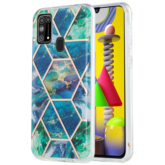 Estuche protector de TPU con patrón de mármol de galvanoplastia 3D, For Xiaomi Redmi Note 9S / 9 Pro / 9 Pro Max, For Samsung Galaxy A42 5G, For Samsung Galaxy A51 5G, For Samsung Galaxy A71 5G, For Samsung Galaxy M31, For Samsung Galaxy S20           ...