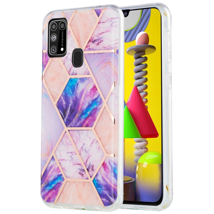 Estuche protector de TPU con patrón de mármol de galvanoplastia 3D, For Xiaomi Redmi Note 9S / 9 Pro / 9 Pro Max, For Samsung Galaxy A42 5G, For Samsung Galaxy A51 5G, For Samsung Galaxy A71 5G, For Samsung Galaxy M31, For Samsung Galaxy S20           ...