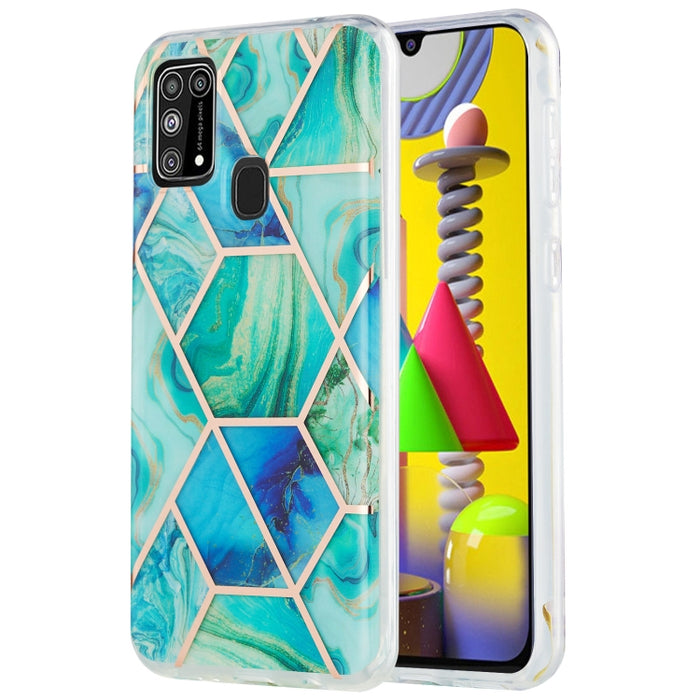 Estuche protector de TPU con patrón de mármol de galvanoplastia 3D, For Xiaomi Redmi Note 9S / 9 Pro / 9 Pro Max, For Samsung Galaxy A42 5G, For Samsung Galaxy A51 5G, For Samsung Galaxy A71 5G, For Samsung Galaxy M31, For Samsung Galaxy S20           ...