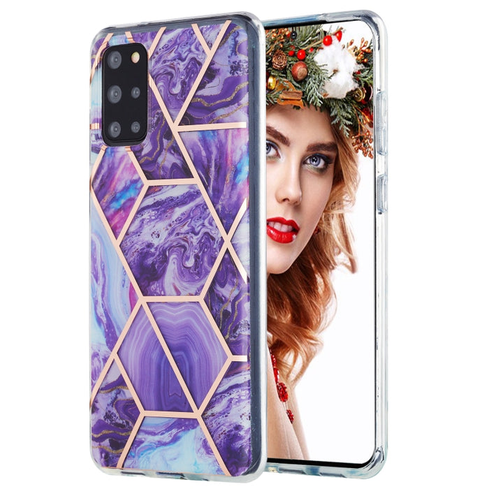 Estuche protector de TPU con patrón de mármol de galvanoplastia 3D, For Xiaomi Redmi Note 9S / 9 Pro / 9 Pro Max, For Samsung Galaxy A42 5G, For Samsung Galaxy A51 5G, For Samsung Galaxy A71 5G, For Samsung Galaxy M31, For Samsung Galaxy S20           ...