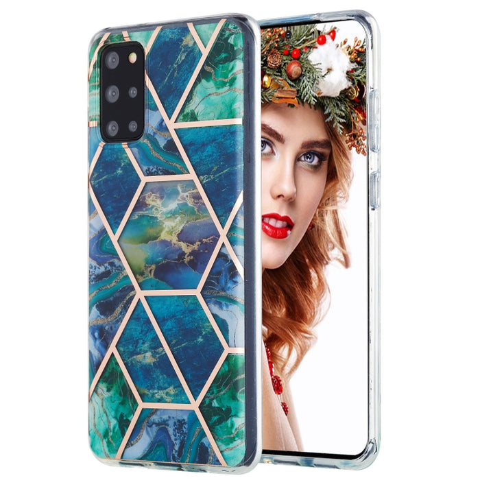 Estuche protector de TPU con patrón de mármol de galvanoplastia 3D, For Xiaomi Redmi Note 9S / 9 Pro / 9 Pro Max, For Samsung Galaxy A42 5G, For Samsung Galaxy A51 5G, For Samsung Galaxy A71 5G, For Samsung Galaxy M31, For Samsung Galaxy S20           ...