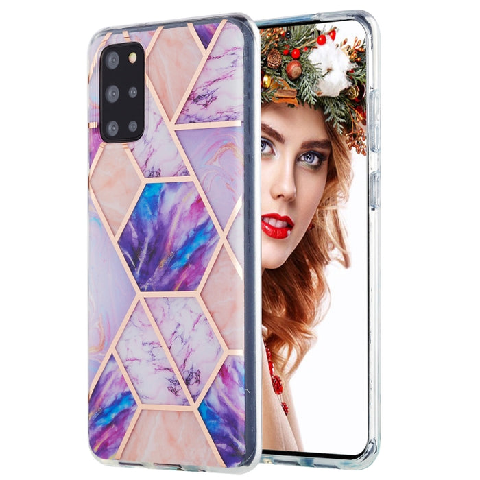 Estuche protector de TPU con patrón de mármol de galvanoplastia 3D, For Xiaomi Redmi Note 9S / 9 Pro / 9 Pro Max, For Samsung Galaxy A42 5G, For Samsung Galaxy A51 5G, For Samsung Galaxy A71 5G, For Samsung Galaxy M31, For Samsung Galaxy S20           ...