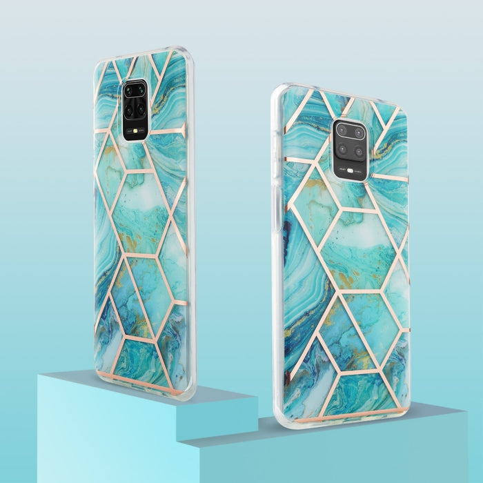 Estuche protector de TPU con patrón de mármol de galvanoplastia 3D, For Xiaomi Redmi Note 9S / 9 Pro / 9 Pro Max, For Samsung Galaxy A42 5G, For Samsung Galaxy A51 5G, For Samsung Galaxy A71 5G, For Samsung Galaxy M31, For Samsung Galaxy S20           ...