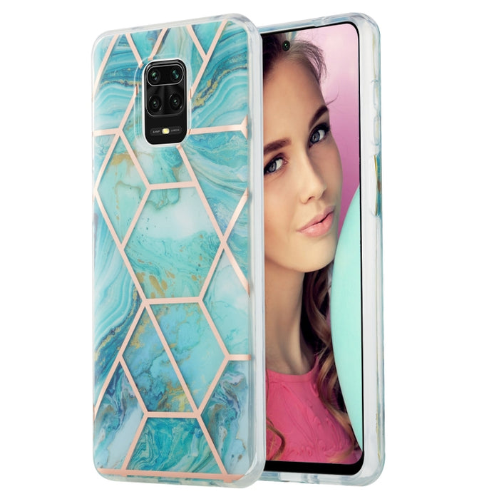 Estuche protector de TPU con patrón de mármol de galvanoplastia 3D, For Xiaomi Redmi Note 9S / 9 Pro / 9 Pro Max, For Samsung Galaxy A42 5G, For Samsung Galaxy A51 5G, For Samsung Galaxy A71 5G, For Samsung Galaxy M31, For Samsung Galaxy S20           ...