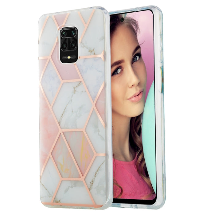 Estuche protector de TPU con patrón de mármol de galvanoplastia 3D, For Xiaomi Redmi Note 9S / 9 Pro / 9 Pro Max, For Samsung Galaxy A42 5G, For Samsung Galaxy A51 5G, For Samsung Galaxy A71 5G, For Samsung Galaxy M31, For Samsung Galaxy S20           ...