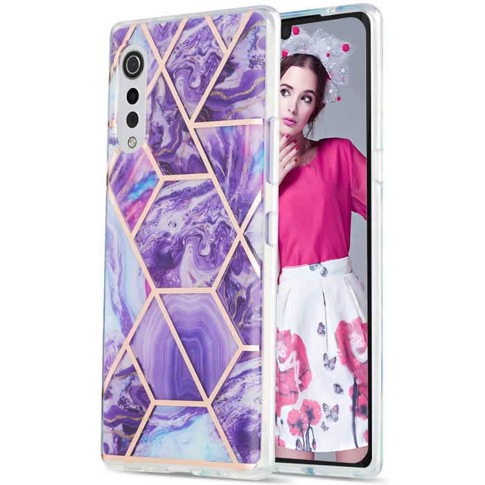 Estuche protector de TPU con patrón de mármol de galvanoplastia 3D, For Xiaomi Redmi Note 9S / 9 Pro / 9 Pro Max, For Samsung Galaxy A42 5G, For Samsung Galaxy A51 5G, For Samsung Galaxy A71 5G, For Samsung Galaxy M31, For Samsung Galaxy S20           ...