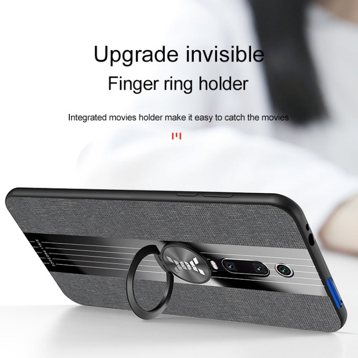 Funda protectora de TPU a prueba de golpes con textura de tela de costura XINLI con soporte para anillo, For Xiaomi Redmi 7, For Xiaomi Mi 9T / Redmi K20, For Xiaomi Redmi Note 5, For Xiaomi Redmi Note 7, For Xiaomi Redmi 5 Plus, For Xiaomi Redmi Note ...