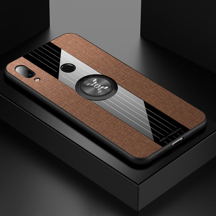 Funda protectora de TPU a prueba de golpes con textura de tela de costura XINLI con soporte para anillo, For Xiaomi Redmi 7, For Xiaomi Mi 9T / Redmi K20, For Xiaomi Redmi Note 5, For Xiaomi Redmi Note 7, For Xiaomi Redmi 5 Plus, For Xiaomi Redmi Note ...