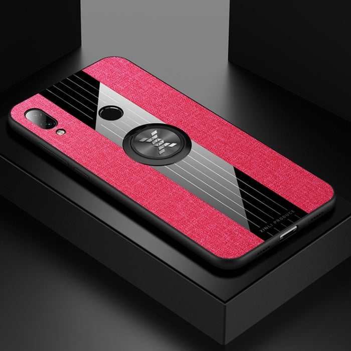 Funda protectora de TPU a prueba de golpes con textura de tela de costura XINLI con soporte para anillo, For Xiaomi Redmi 7, For Xiaomi Mi 9T / Redmi K20, For Xiaomi Redmi Note 5, For Xiaomi Redmi Note 7, For Xiaomi Redmi 5 Plus, For Xiaomi Redmi Note ...