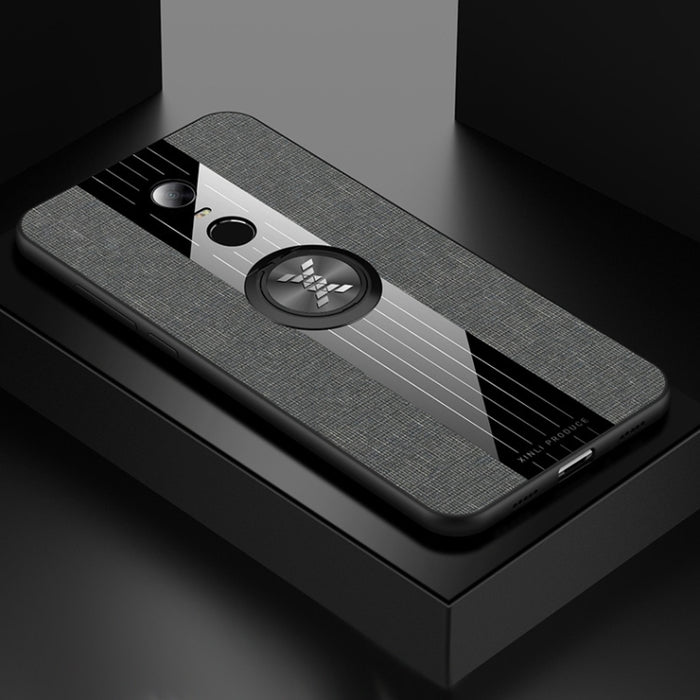 Funda protectora de TPU a prueba de golpes con textura de tela de costura XINLI con soporte para anillo, For Xiaomi Redmi 7, For Xiaomi Mi 9T / Redmi K20, For Xiaomi Redmi Note 5, For Xiaomi Redmi Note 7, For Xiaomi Redmi 5 Plus, For Xiaomi Redmi Note ...