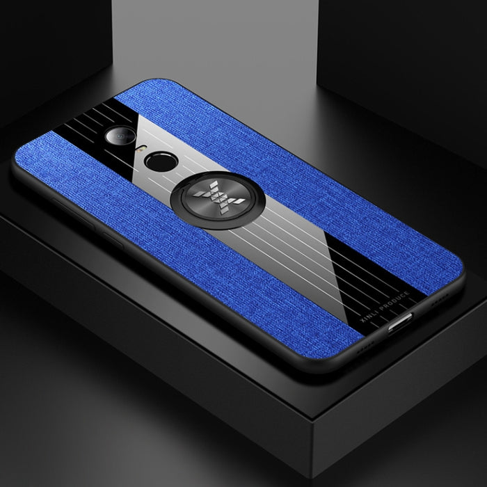 Funda protectora de TPU a prueba de golpes con textura de tela de costura XINLI con soporte para anillo, For Xiaomi Redmi 7, For Xiaomi Mi 9T / Redmi K20, For Xiaomi Redmi Note 5, For Xiaomi Redmi Note 7, For Xiaomi Redmi 5 Plus, For Xiaomi Redmi Note ...
