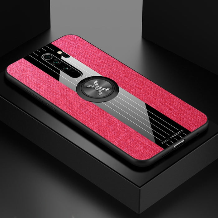 Funda protectora de TPU a prueba de golpes con textura de tela de costura XINLI con soporte para anillo, For Xiaomi Redmi 7, For Xiaomi Mi 9T / Redmi K20, For Xiaomi Redmi Note 5, For Xiaomi Redmi Note 7, For Xiaomi Redmi 5 Plus, For Xiaomi Redmi Note ...