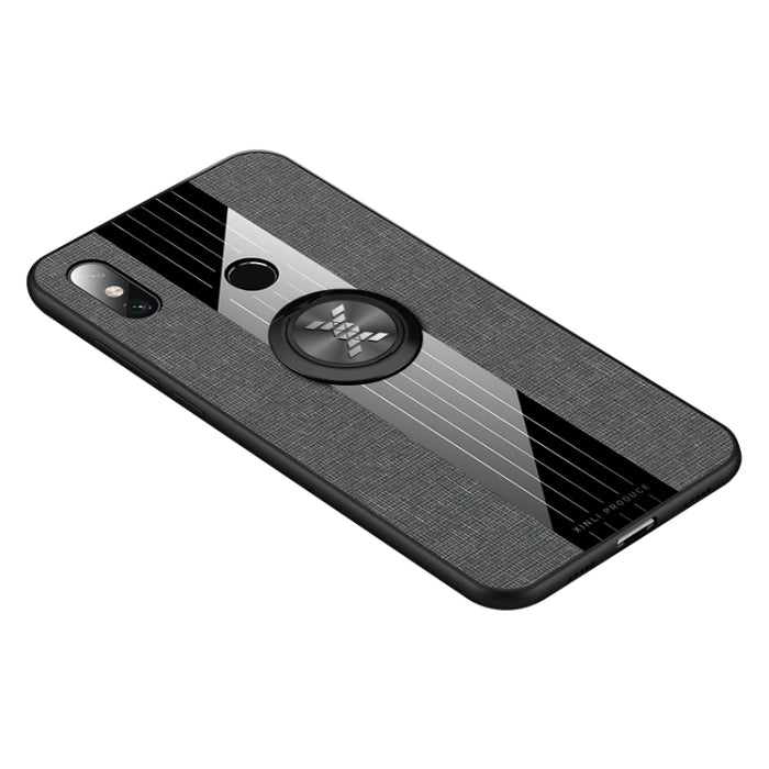 Funda protectora de TPU a prueba de golpes con textura de tela de costura XINLI con soporte para anillo, For Xiaomi Redmi 7, For Xiaomi Mi 9T / Redmi K20, For Xiaomi Redmi Note 5, For Xiaomi Redmi Note 7, For Xiaomi Redmi 5 Plus, For Xiaomi Redmi Note ...