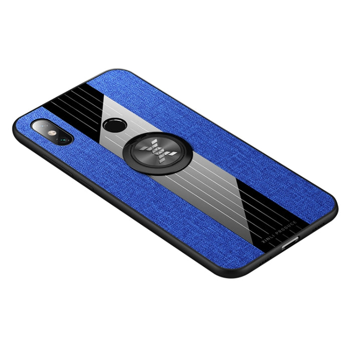 Funda protectora de TPU a prueba de golpes con textura de tela de costura XINLI con soporte para anillo, For Xiaomi Redmi 7, For Xiaomi Mi 9T / Redmi K20, For Xiaomi Redmi Note 5, For Xiaomi Redmi Note 7, For Xiaomi Redmi 5 Plus, For Xiaomi Redmi Note ...