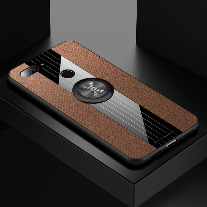 Funda protectora de TPU a prueba de golpes con textura de tela de costura XINLI con soporte para anillo, For Xiaomi Redmi 7, For Xiaomi Mi 9T / Redmi K20, For Xiaomi Redmi Note 5, For Xiaomi Redmi Note 7, For Xiaomi Redmi 5 Plus, For Xiaomi Redmi Note ...