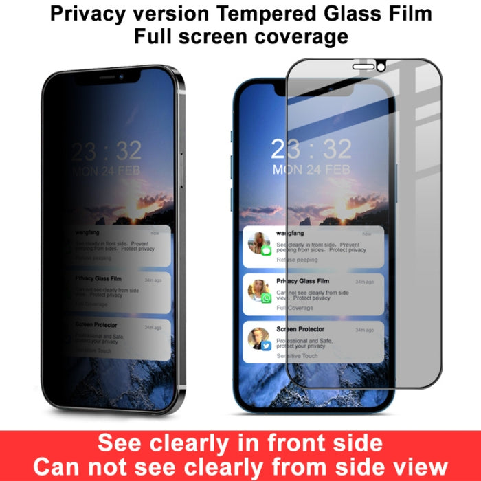 Película protectora de vidrio templado antiespía IMAK HD