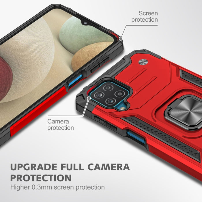 Armadura magnética a prueba de golpes TPU + PC con soporte de anillo de metal, For Samsung Galaxy A32 5G, For Xiaomi Mi 10T Lite 5G, For Samsung Galaxy A12, For Xiaomi Mi 10T Pro 5G, For Samsung Galaxy M31s, For Xiaomi Poco M3, For Samsung Galaxy M51  ...