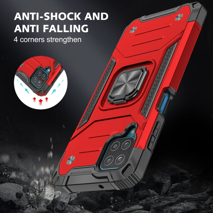 Armadura magnética a prueba de golpes TPU + PC con soporte de anillo de metal, For Samsung Galaxy A32 5G, For Xiaomi Mi 10T Lite 5G, For Samsung Galaxy A12, For Xiaomi Mi 10T Pro 5G, For Samsung Galaxy M31s, For Xiaomi Poco M3, For Samsung Galaxy M51  ...