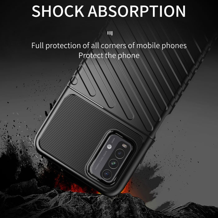 Estuche blando protector de TPU a prueba de golpes Thunderbolt, For LG K71, For LG Stylo 7 4G, For LG Stylo 7 5G, For OPPO Realme 7i, For Xiaomi Mi 10i 5G, For Xiaomi Mi 11 5G, For Xiaomi Redmi 9T