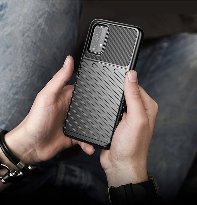 Estuche blando protector de TPU a prueba de golpes Thunderbolt, For LG K71, For LG Stylo 7 4G, For LG Stylo 7 5G, For OPPO Realme 7i, For Xiaomi Mi 10i 5G, For Xiaomi Mi 11 5G, For Xiaomi Redmi 9T