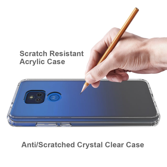 TPU a prueba de golpes a prueba de arañazos + funda protectora acrílica, For Motorola Moto G Play (2021), For Motorola Moto G Power (2021), For Motorola Moto One 5G Ace, For Xiaomi Redmi Note 9T