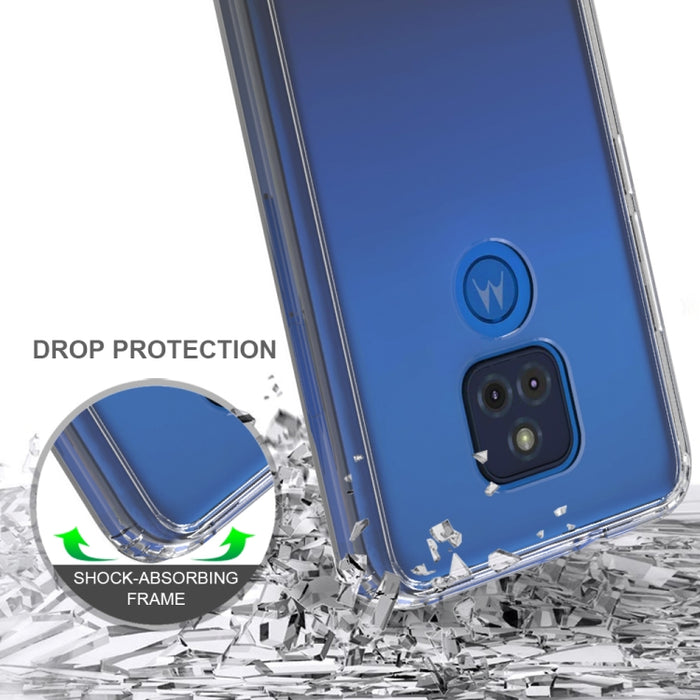 TPU a prueba de golpes a prueba de arañazos + funda protectora acrílica, For Motorola Moto G Play (2021), For Motorola Moto G Power (2021), For Motorola Moto One 5G Ace, For Xiaomi Redmi Note 9T