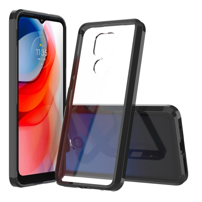 TPU a prueba de golpes a prueba de arañazos + funda protectora acrílica, For Motorola Moto G Play (2021), For Motorola Moto G Power (2021), For Motorola Moto One 5G Ace, For Xiaomi Redmi Note 9T
