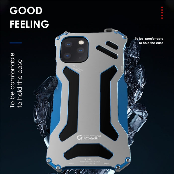 R-JUST Funda protectora de metal a prueba de golpes a prueba de polvo