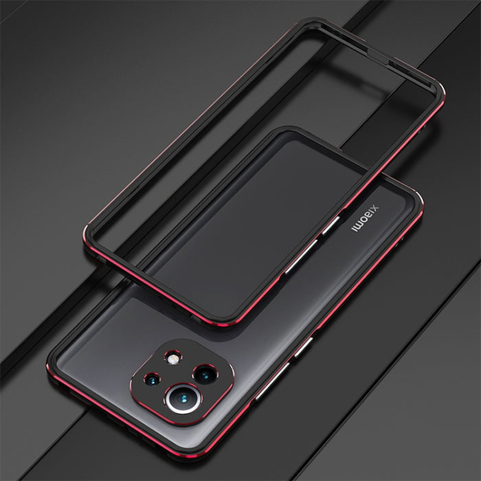 Protector de lente de la serie Aurora + estuche protector con marco de metal, For Xiaomi Mi 11