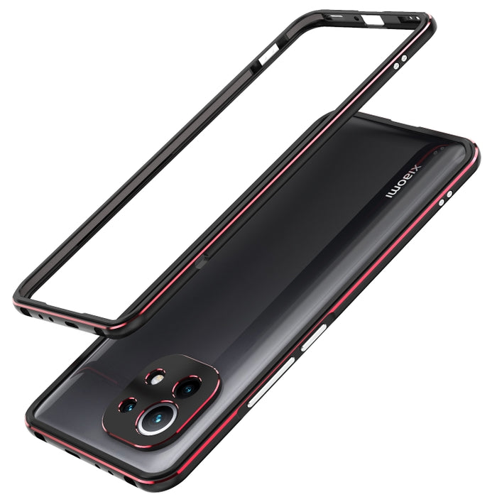 Protector de lente de la serie Aurora + estuche protector con marco de metal, For Xiaomi Mi 11