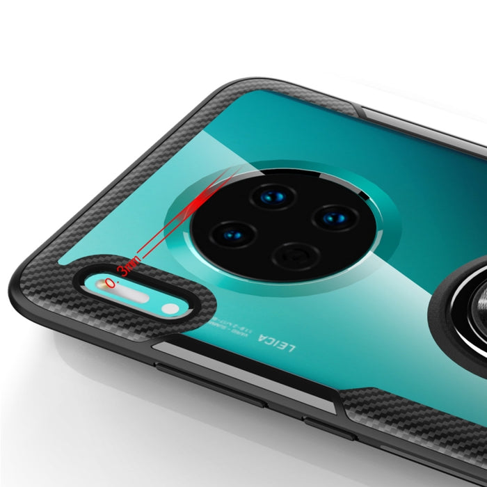 Funda protectora a prueba de golpes de TPU + acrílico con soporte de anillo de metal, For Huawei Mate 30, For Huawei Mate 30 Pro, For Xiaomi Redmi Note 8, For Xiaomi Redmi Note 8 Pro