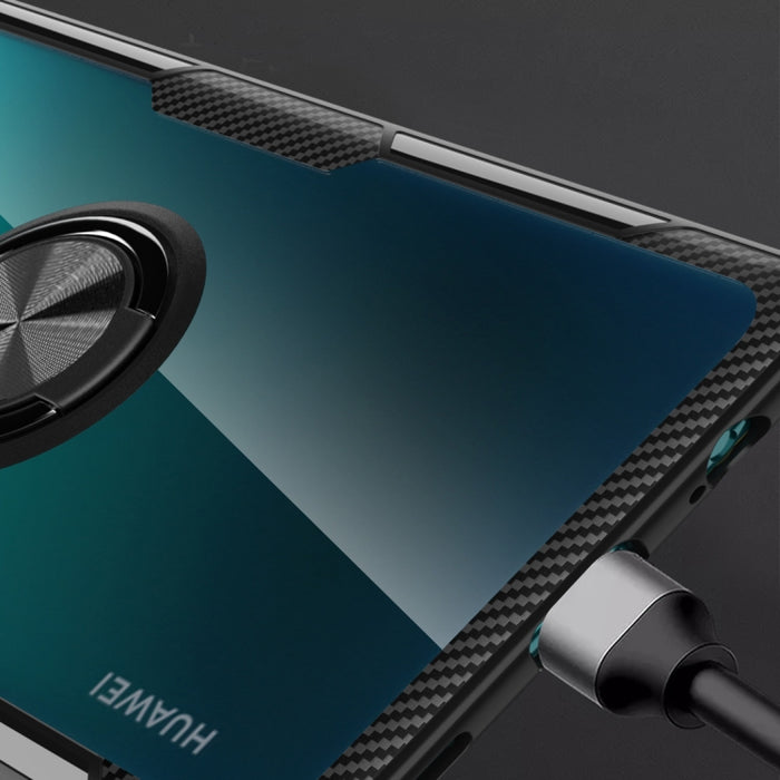 Funda protectora a prueba de golpes de TPU + acrílico con soporte de anillo de metal, For Huawei Mate 30, For Huawei Mate 30 Pro, For Xiaomi Redmi Note 8, For Xiaomi Redmi Note 8 Pro
