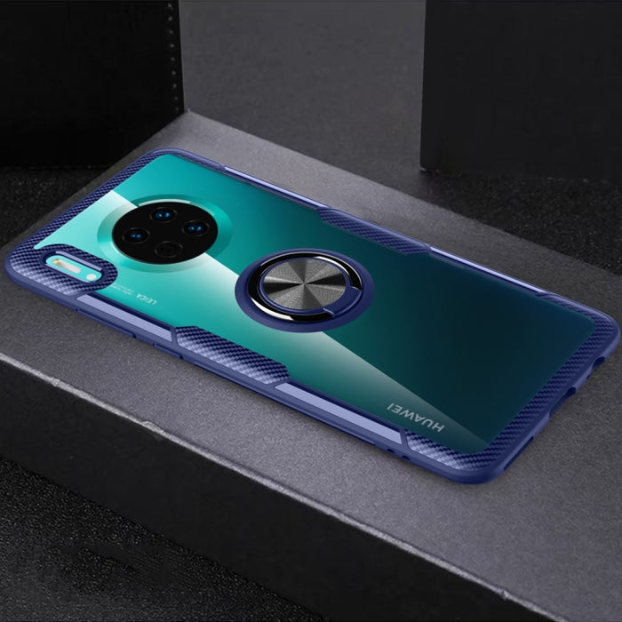 Funda protectora a prueba de golpes de TPU + acrílico con soporte de anillo de metal, For Huawei Mate 30, For Huawei Mate 30 Pro, For Xiaomi Redmi Note 8, For Xiaomi Redmi Note 8 Pro