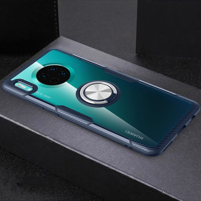 Funda protectora a prueba de golpes de TPU + acrílico con soporte de anillo de metal, For Huawei Mate 30, For Huawei Mate 30 Pro, For Xiaomi Redmi Note 8, For Xiaomi Redmi Note 8 Pro