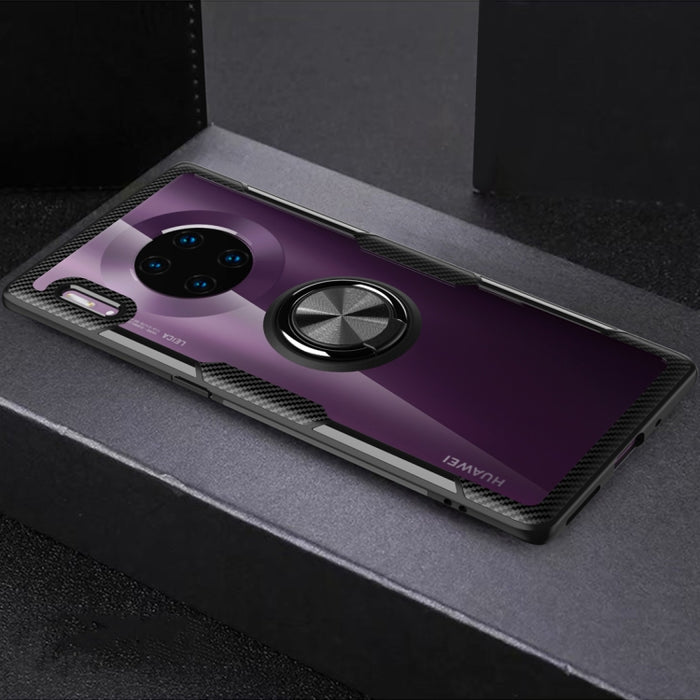Funda protectora a prueba de golpes de TPU + acrílico con soporte de anillo de metal, For Huawei Mate 30, For Huawei Mate 30 Pro, For Xiaomi Redmi Note 8, For Xiaomi Redmi Note 8 Pro