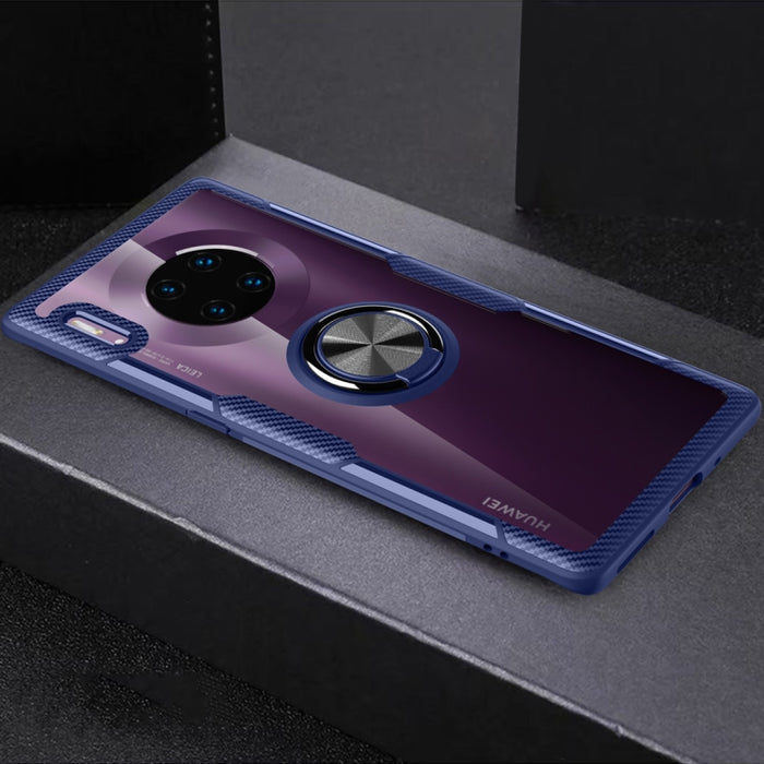 Funda protectora a prueba de golpes de TPU + acrílico con soporte de anillo de metal, For Huawei Mate 30, For Huawei Mate 30 Pro, For Xiaomi Redmi Note 8, For Xiaomi Redmi Note 8 Pro