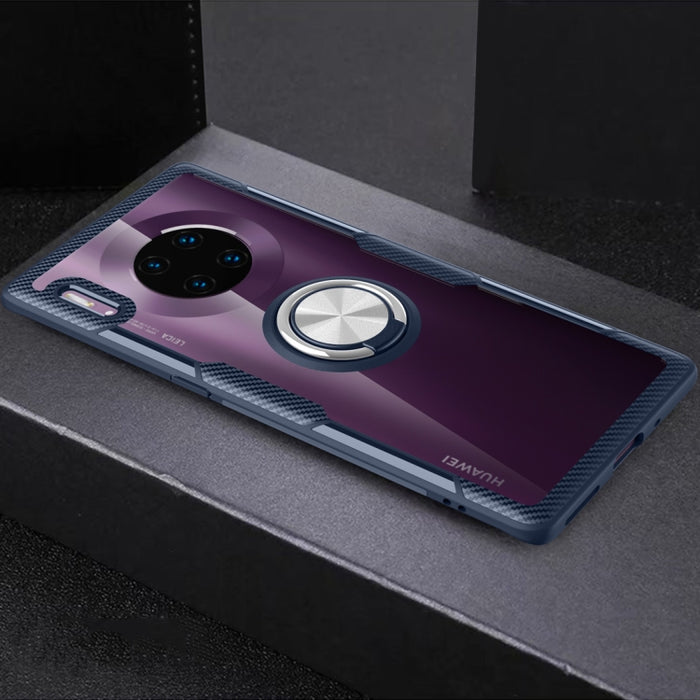 Funda protectora a prueba de golpes de TPU + acrílico con soporte de anillo de metal, For Huawei Mate 30, For Huawei Mate 30 Pro, For Xiaomi Redmi Note 8, For Xiaomi Redmi Note 8 Pro
