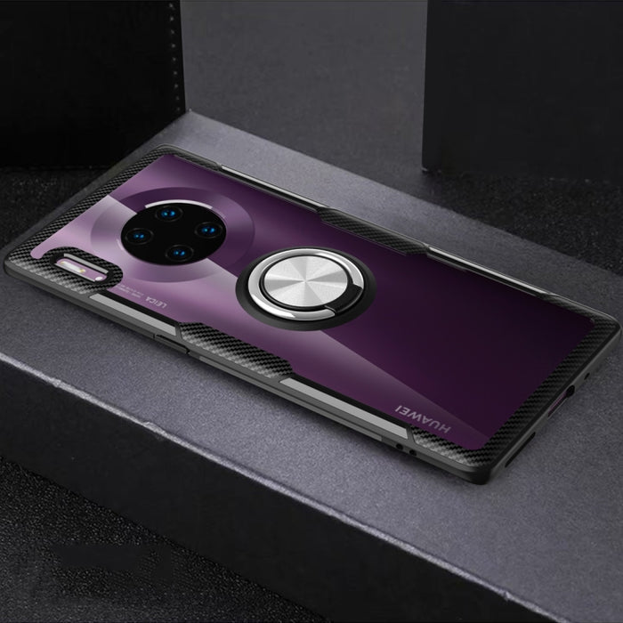 Funda protectora a prueba de golpes de TPU + acrílico con soporte de anillo de metal, For Huawei Mate 30, For Huawei Mate 30 Pro, For Xiaomi Redmi Note 8, For Xiaomi Redmi Note 8 Pro