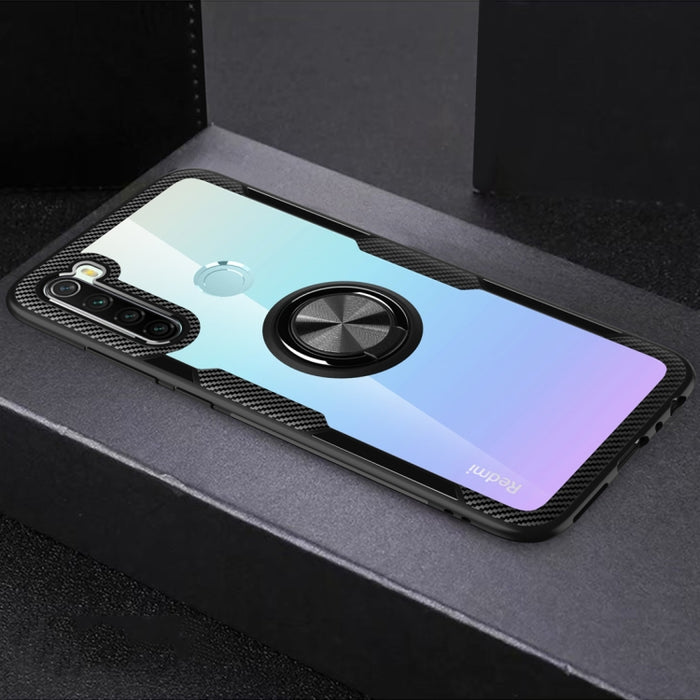 Funda protectora a prueba de golpes de TPU + acrílico con soporte de anillo de metal, For Huawei Mate 30, For Huawei Mate 30 Pro, For Xiaomi Redmi Note 8, For Xiaomi Redmi Note 8 Pro