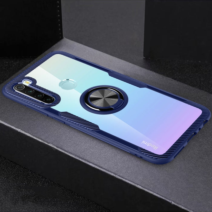 Funda protectora a prueba de golpes de TPU + acrílico con soporte de anillo de metal, For Huawei Mate 30, For Huawei Mate 30 Pro, For Xiaomi Redmi Note 8, For Xiaomi Redmi Note 8 Pro